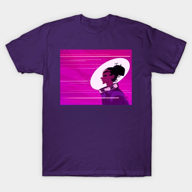 Space Walk T-Shirt by Dave Bardin 